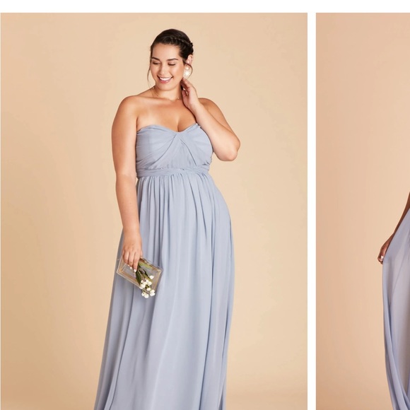 Birdy Grey- Christina Convertible Tulle Dress NWT in Dusty Blue XL - Picture 4 of 6